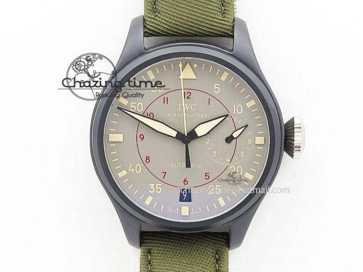 MIROTIME 0331 Chic Big Pilot Real PR IW501902 Real Ceramic ZF 1:1 Best Edition On Nylon Strap A 7275